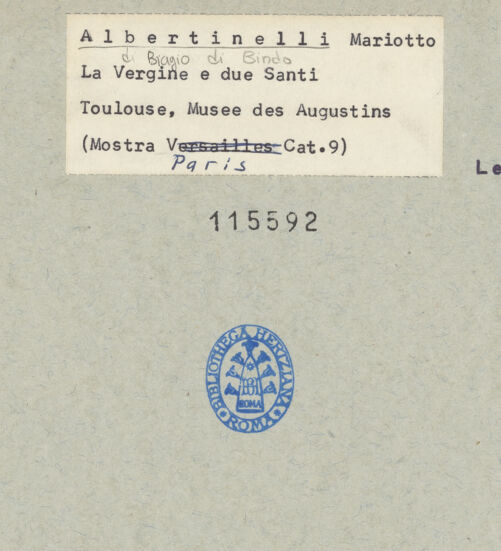 Rückseite von bh115592_recto