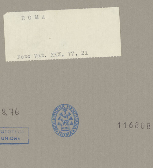 Rückseite von bh116808_recto