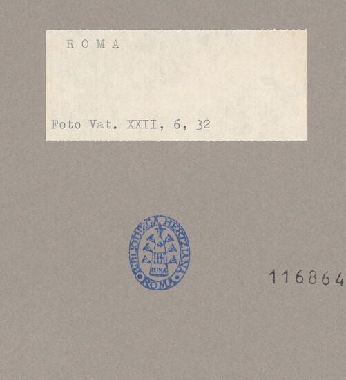 Rückseite von bh116864_recto