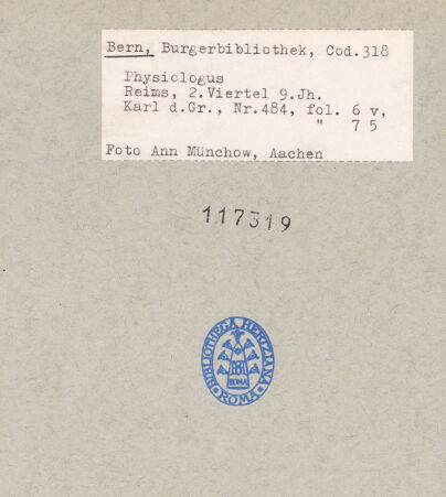 Rückseite von bh117319_recto