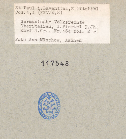 Rückseite von bh117548_recto