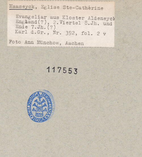 Rückseite von bh117553_recto