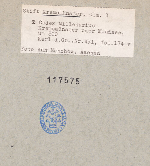 Rückseite von bh117575_recto