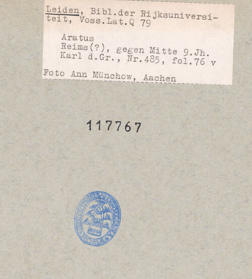 Rückseite von bh117767_recto