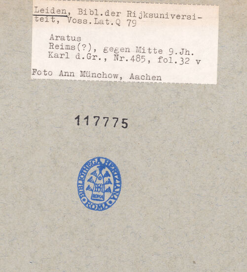 Rückseite von bh117775_recto