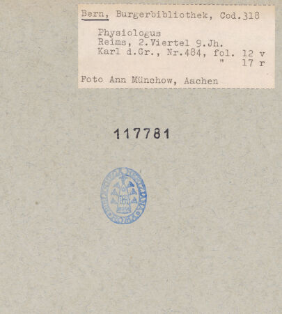 Rückseite von bh117781_recto