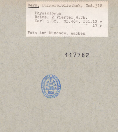 Rückseite von bh117782_recto