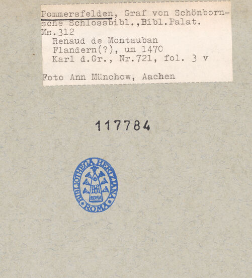 Rückseite von bh117784_recto