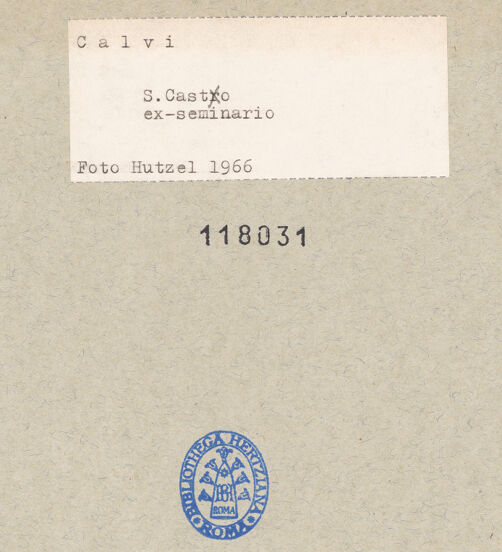 Rückseite von Hutzel, Max [https://www.deutsche-digitale-bibliothek.de/content/lizenzen/rv-ez/] Ex Seminario di San Casto - Hof, bh118031_recto. Foto: Hutzel, Max.