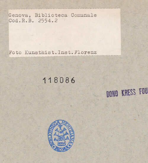 Rückseite von bh118086_recto