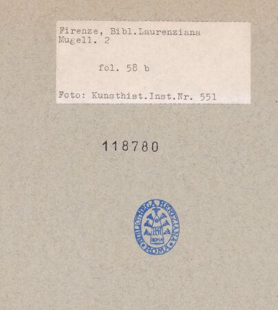 Rückseite von bh118780_recto