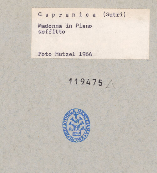 Rückseite von Getty Research Institute [https://www.deutsche-digitale-bibliothek.de/content/lizenzen/rv-ez/] Kassettendecke - , bh119475_recto. Foto: Hutzel, Max.