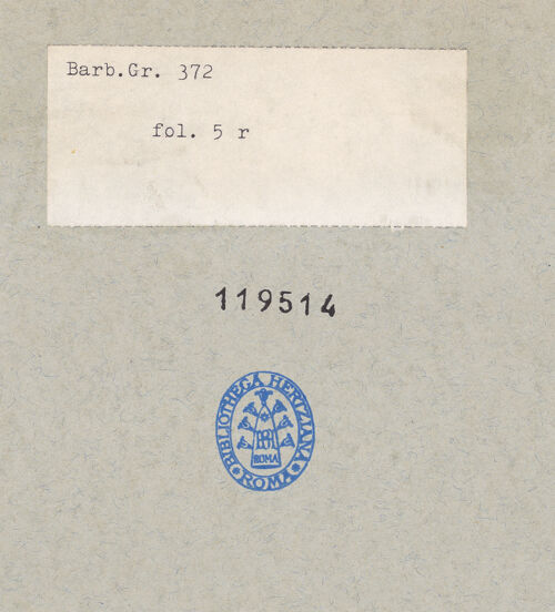 Rückseite von bh119514_recto