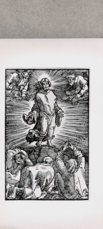 Rückseite von British Museum [https://www.deutsche-digitale-bibliothek.de/content/lizenzen/rv-ez/] Verklärung Christi - , bh121114. Foto.