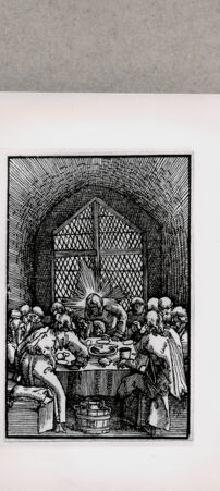 Rückseite von British Museum [https://www.deutsche-digitale-bibliothek.de/content/lizenzen/rv-ez/] Letztes Abendmahl - , bh121117. Foto.