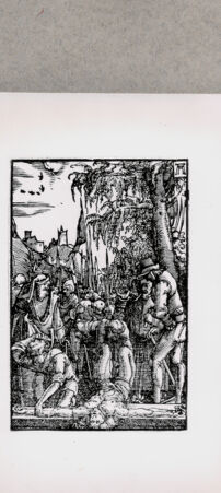 Rückseite von British Museum [https://www.deutsche-digitale-bibliothek.de/content/lizenzen/rv-ez/] Jesus wird ans Kreuz genagelt - , bh121125. Foto.