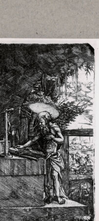 Rückseite von  [http://creativecommons.org/publicdomain/mark/1.0/] Heiliger Hieronymus - , bh121344. Foto.