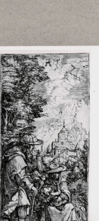 Rückseite von  [http://creativecommons.org/publicdomain/mark/1.0/] Ruhe auf der Flucht - , bh121357. Foto.