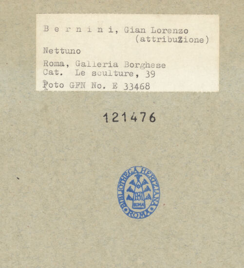 Rückseite von bh121476_recto