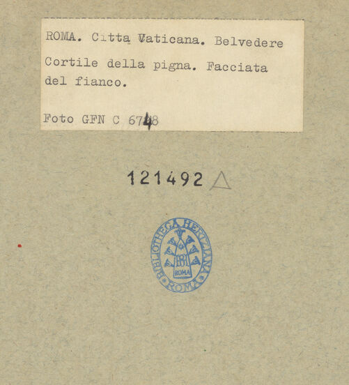 Rückseite von bh121492_recto