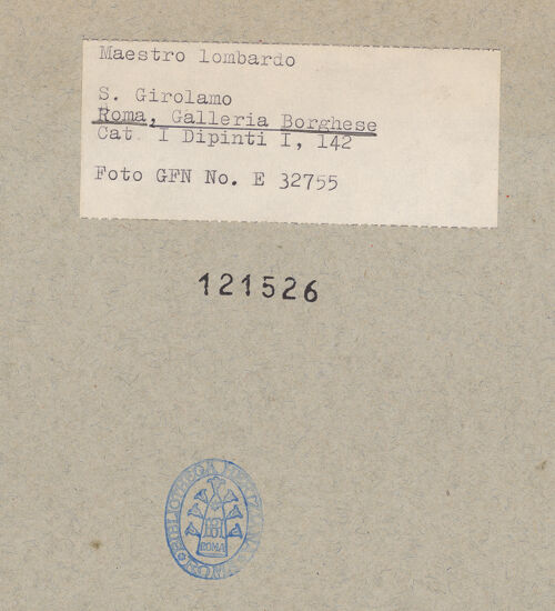 Rückseite von bh121526_recto