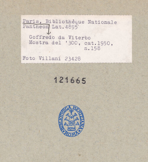 Rückseite von bh121665_recto