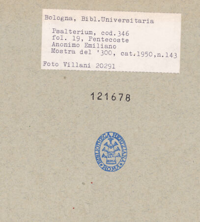 Rückseite von bh121678_recto