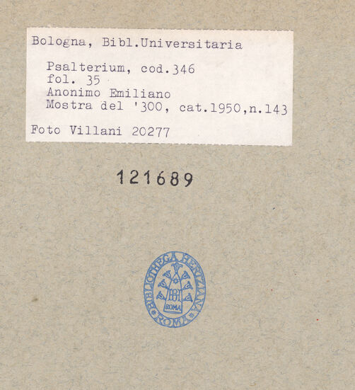 Rückseite von bh121689_recto