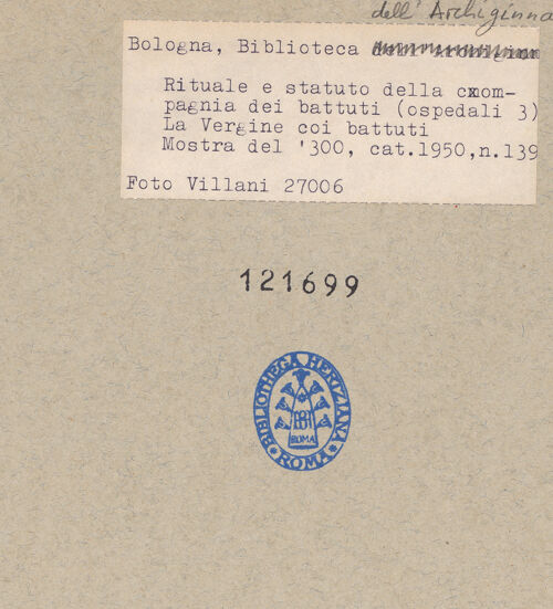 Rückseite von bh121699_recto