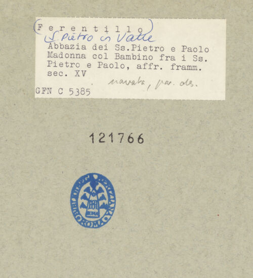 Rückseite von bh121766_recto