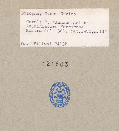 Rückseite von bh121803_recto