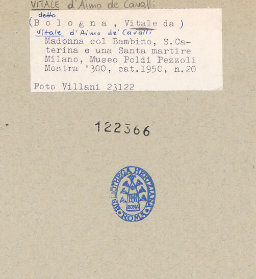 Rückseite von bh122366_recto