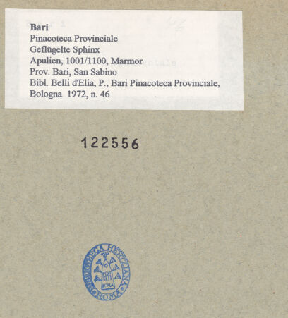 Rückseite von bh122556_recto