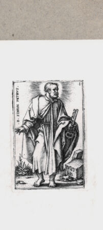 Rückseite von  [http://creativecommons.org/publicdomain/mark/1.0/] Heiliger Petrus - , bh122568. Foto.