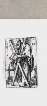 Rückseite von  [http://creativecommons.org/publicdomain/mark/1.0/] Heiliger Andreas - , bh122569. Foto.