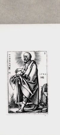 Rückseite von  [http://creativecommons.org/publicdomain/mark/1.0/] Heiliger Matthäus - , bh122575. Foto.