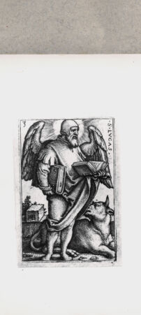 Rückseite von  [http://creativecommons.org/publicdomain/mark/1.0/] Heiliger Lukas - , bh122583. Foto.