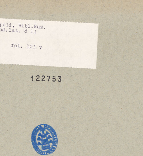 Rückseite von bh122753_recto