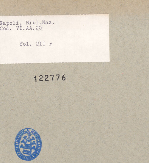 Rückseite von bh122776_recto