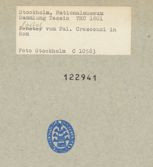 Rückseite von bh122941_recto