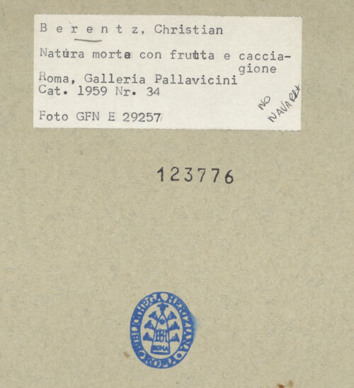 Rückseite von bh123776_recto