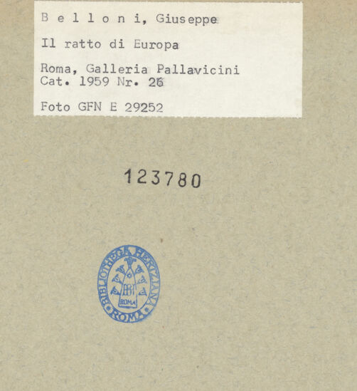 Rückseite von bh123780_recto