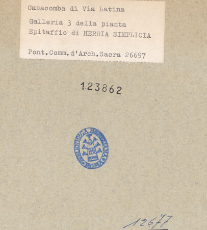 Rückseite von bh123862_recto