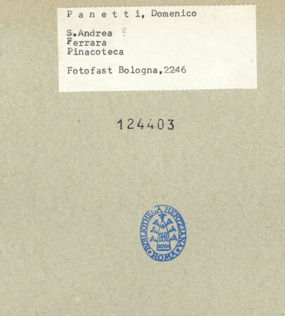 Rückseite von bh124403_recto