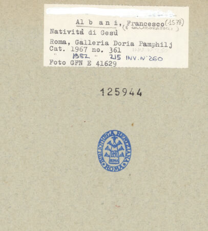 Rückseite von bh125944_recto