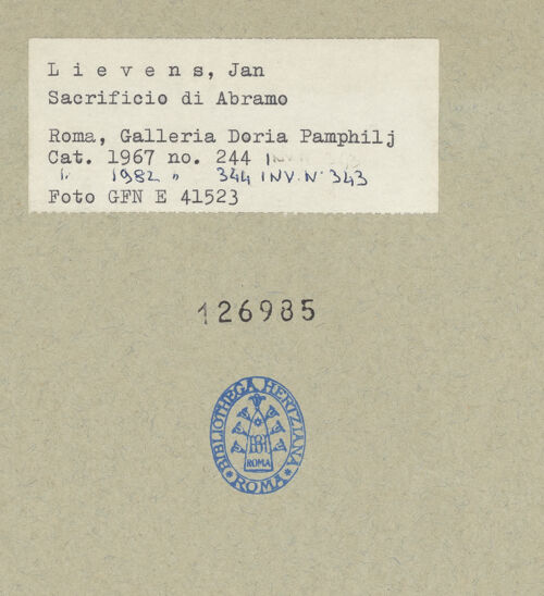 Rückseite von bh126985_recto