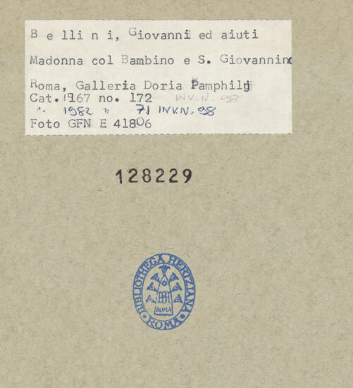 Rückseite von bh128229_recto