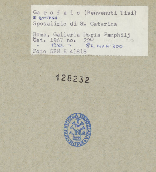 Rückseite von bh128232_recto