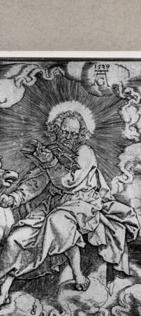 Rückseite von  [http://creativecommons.org/publicdomain/mark/1.0/] Heiliger Lukas - , bh128833. Foto.