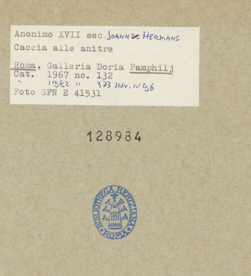 Rückseite von bh128984_recto